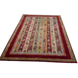Striped Area Rug in Multicolor