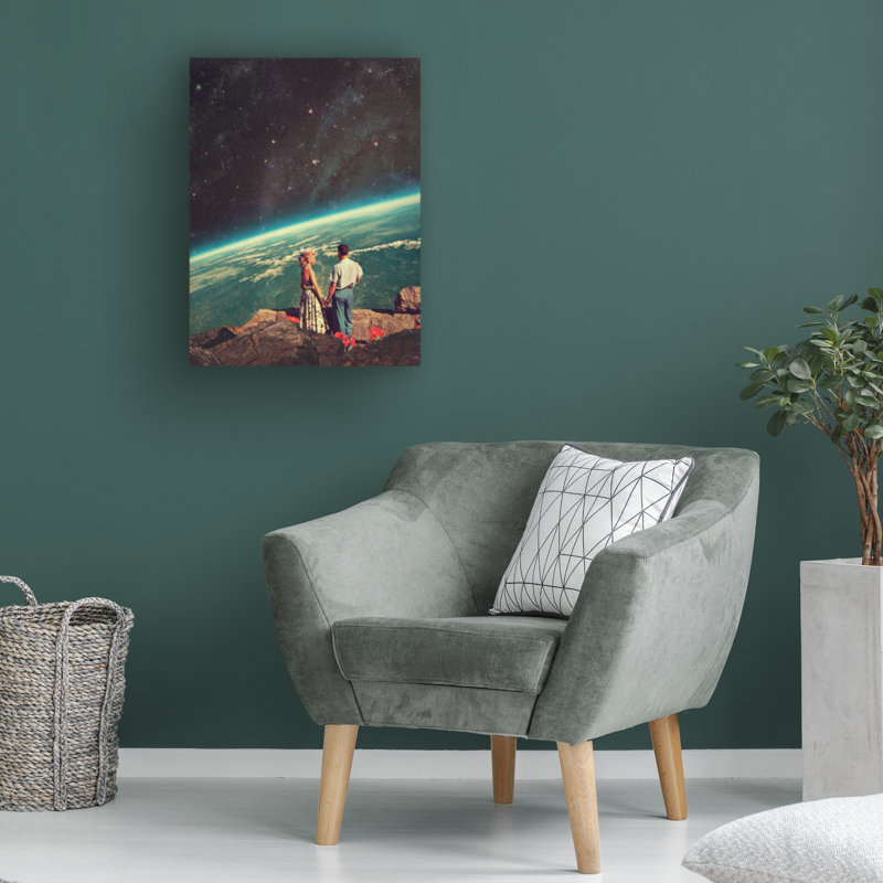 " Wrapped Canvas Wall Art - Frank Moth 'Love' Wall Art For Living Room, Bedroom, Or Office Décor - 24x32 "