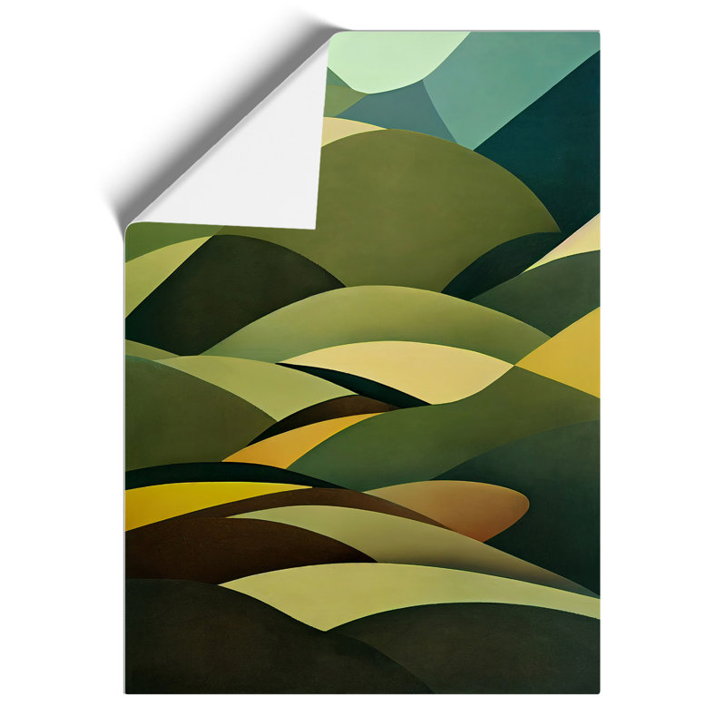 XV1022-345X Abstract Meadow Landscape No.1 - Print, Paper, No Matte, 59.4cm H x 42cm W