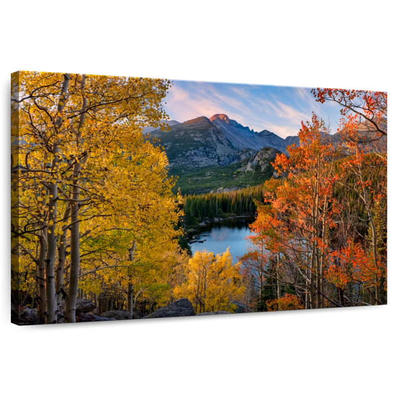 Bear Lake en automne, H 20 po x l 30 po