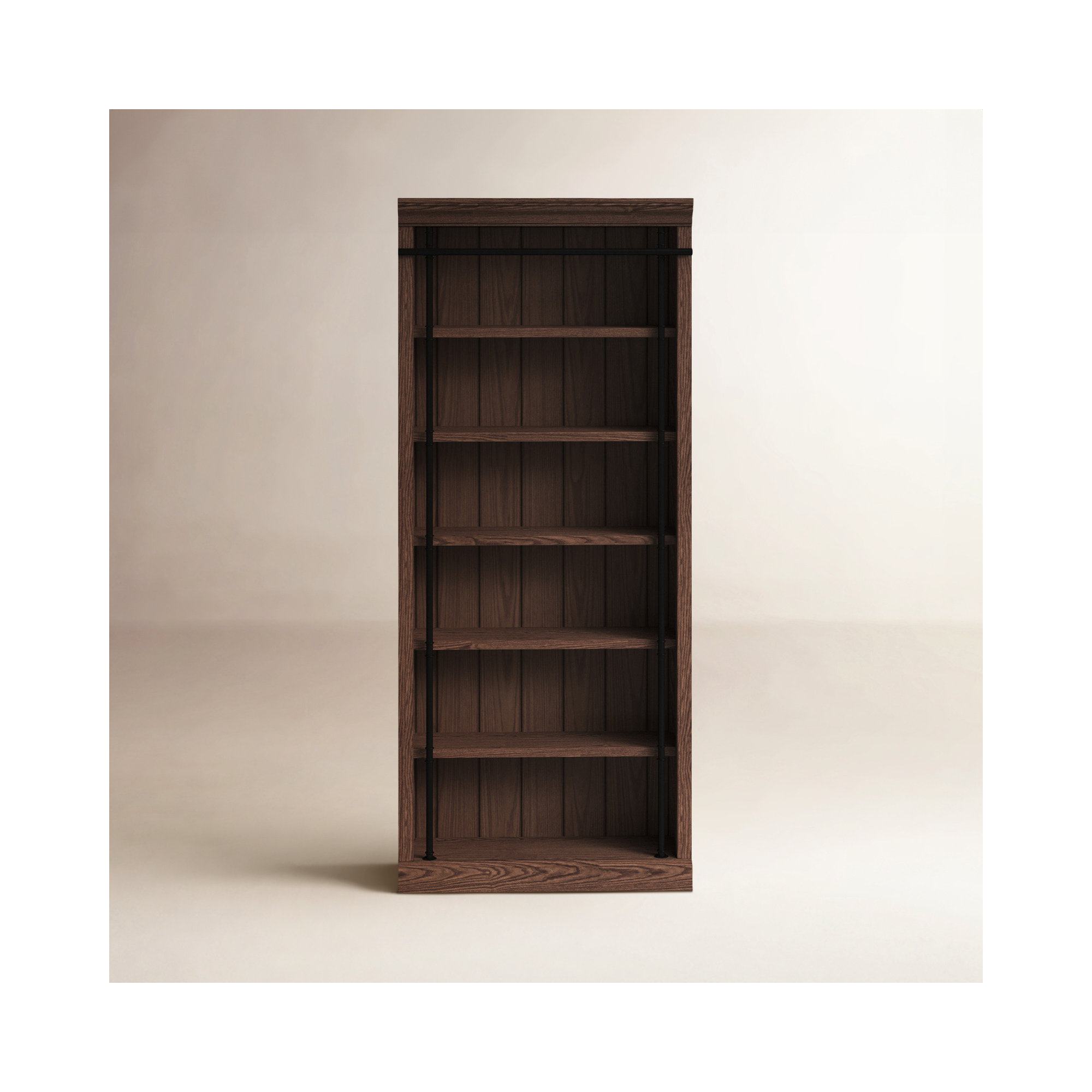 Lorna Standard Bookcase, Oak