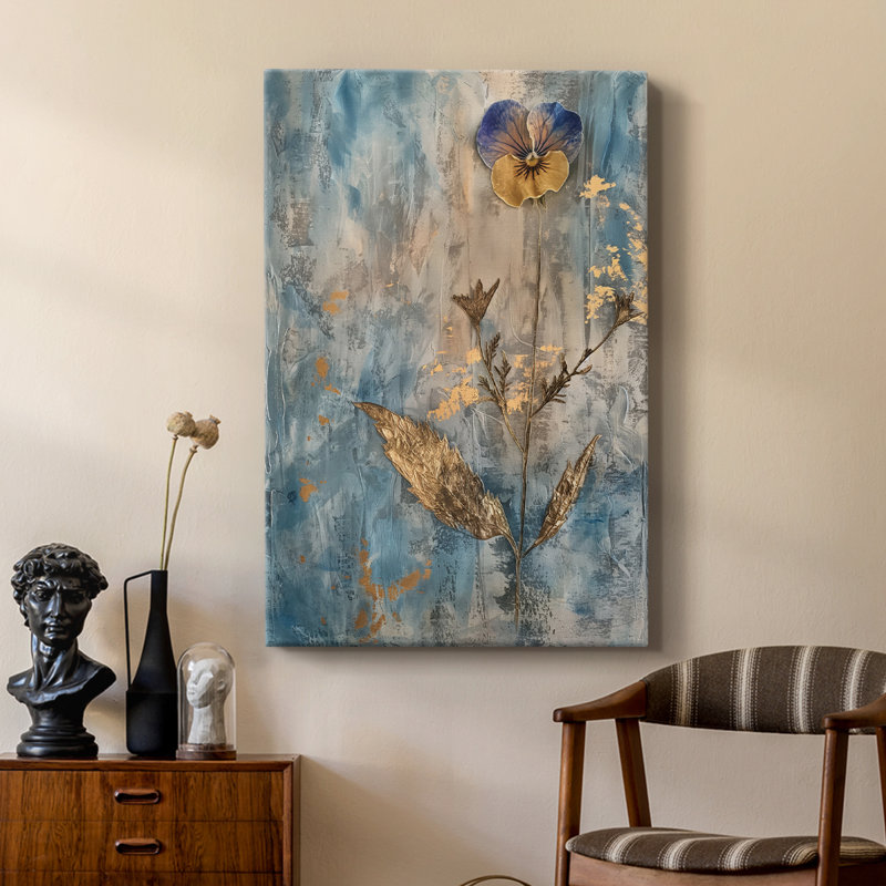 FLORAL Series XLIX - Gallery Cavas, H 18 po x l 12 po