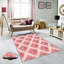 Élégant tapis imprimé en 3D, 4,6 x 7,2 pi | 100% polyester, hauteur des poils de 0,31 po, antibactérien | Revers en PVC antidérapant, lavable à la machine, parfait pour le salon ou la chambre à coucher, design durable et élégant-282951074