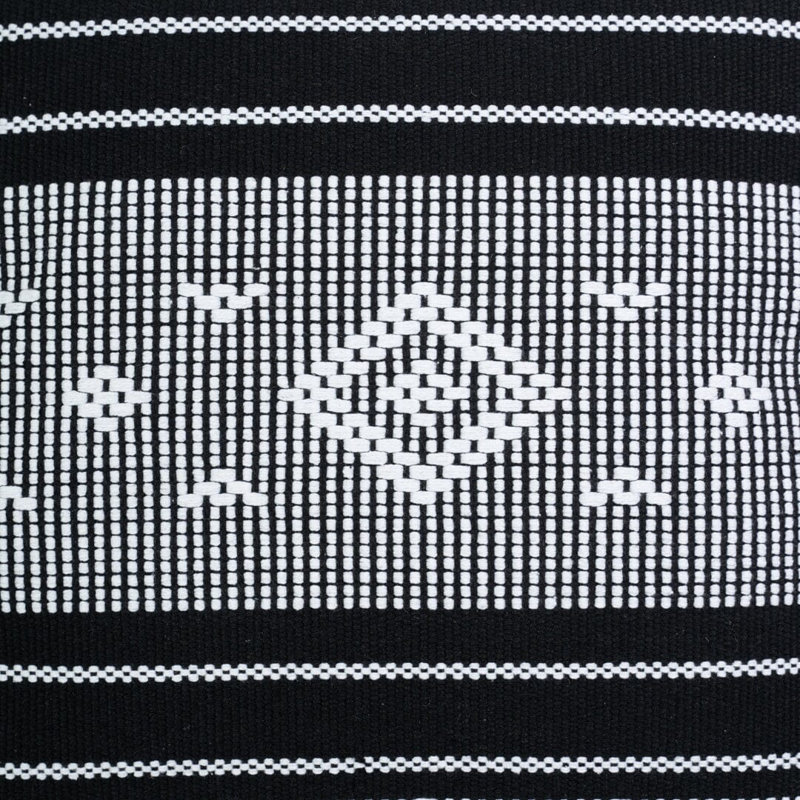 Goodwin Abstract Square Euro Cushion Cover, Black