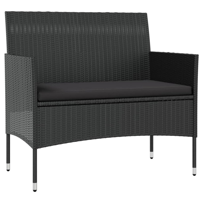 Lounge Sofa Seating Group, Black, Black