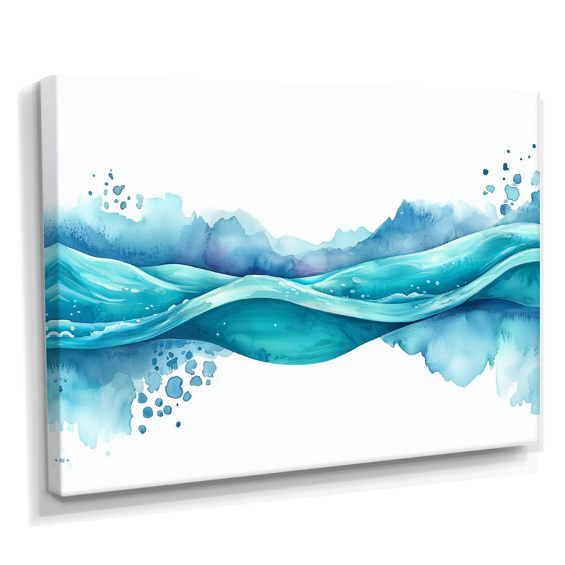 Onald - Abstract Wall Art, H 24 po x l 32 po, Toile tendue sur cadre, Ne s’applique pas