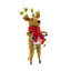 6'' Fabric Animals Holiday Shaped Ornament