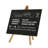 Freestanding Fiberboard Large - 6' - 8' Chalkboard