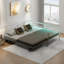 Metal Daybed With Led And Adjustable Trundle-644829725