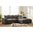 Corduroy L-Shaped Sectional-88692573-88692572