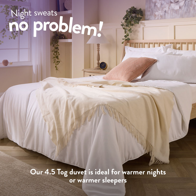 Climate Control 4.5 Tog Summer Specific Duvet, Super King