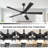 60 In. Indoor Ceiling Fan With Light Kit And Remote-1447004623-1452961422