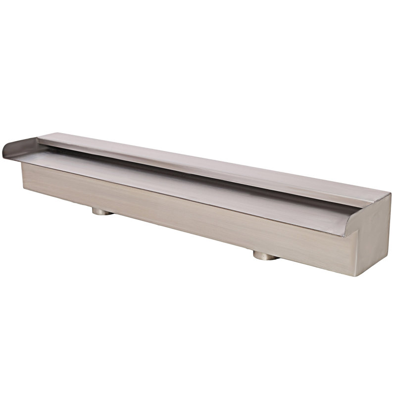 Fontaine de piscine, H 4,01 po x l 23,61 po x P 4,41 po