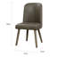 Waylon Gray Synthetic Leather & Gray Oak Finish Side Chair (Set Of 2)