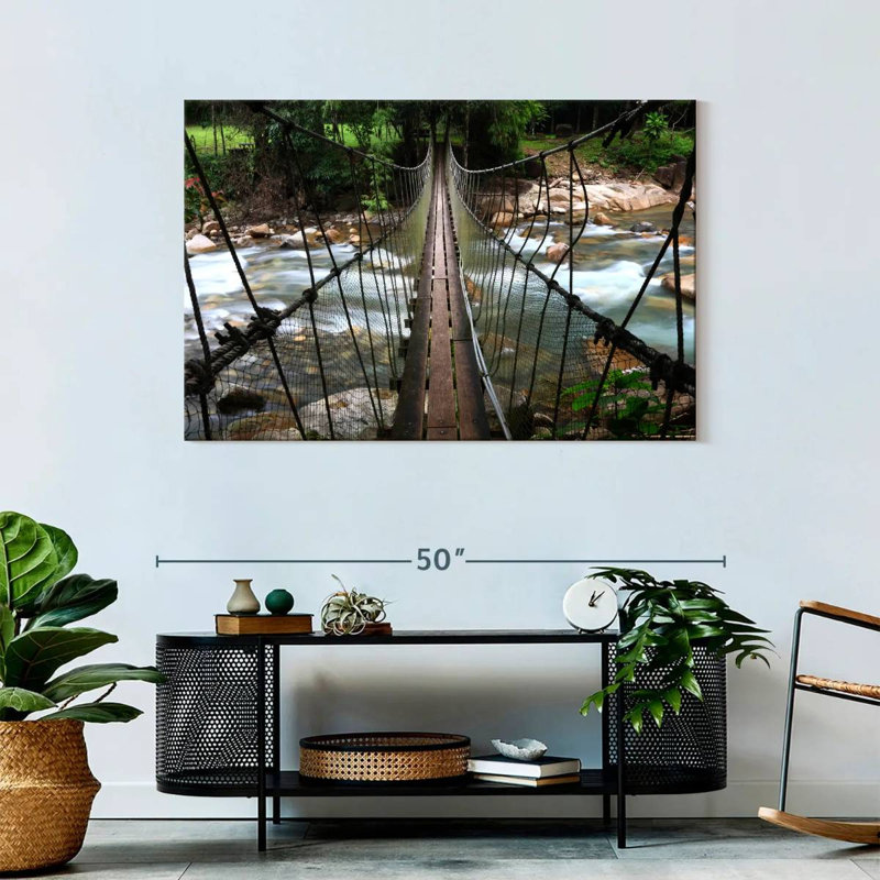 Lilie Steep Rope Bridge, 30" H x 45" W