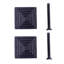 Paquet multiple de boutons carrés 13/16 po