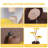 42" Sunflower Cat Tree with Scratching Post & Cozy Perches, Multi-Level Cat Tower with Plush Platforms for Indoor Cats