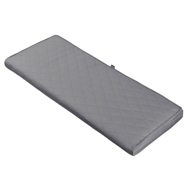 Ayvion Outdoor 3'' Bench Seat Cushion, Gray, 3" H x 54" W x 18" D