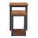 Sturminster 18" Wide Rustic Industrial Solid Wood Metal Frame 2 Piece Nesting Tables With Storage