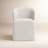 Niha Upholstered Dining Chair with Casters-90695439