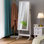 Armoire à bijoux moderne avec éclairage DEL - organisez, illuminez, présentez - idéale pour Noël, Nouvel An
