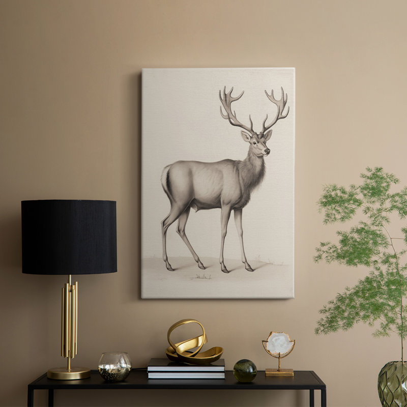 Imprimé animalier rétro III - galerie Cavas, H 36 po x l 24 po