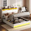 Upholstered Ottoman Storage Bed-594527432-594527433