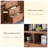Modern Walnut Solid Wood Sideboard