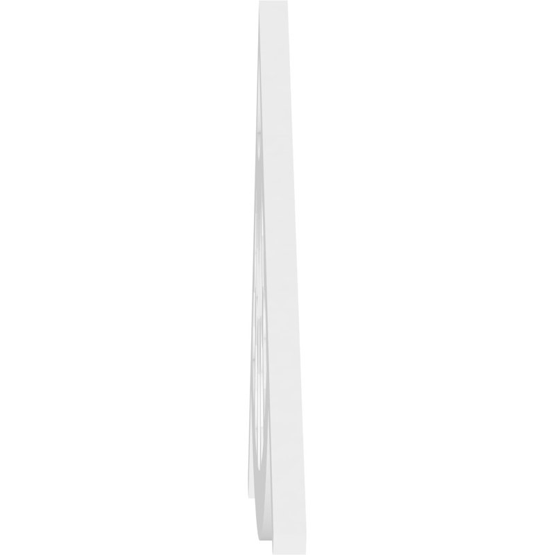 Pignon en PVC de qualité architecturale Classic, H 20 po x l 60 po x P 1 po, 7 / 12