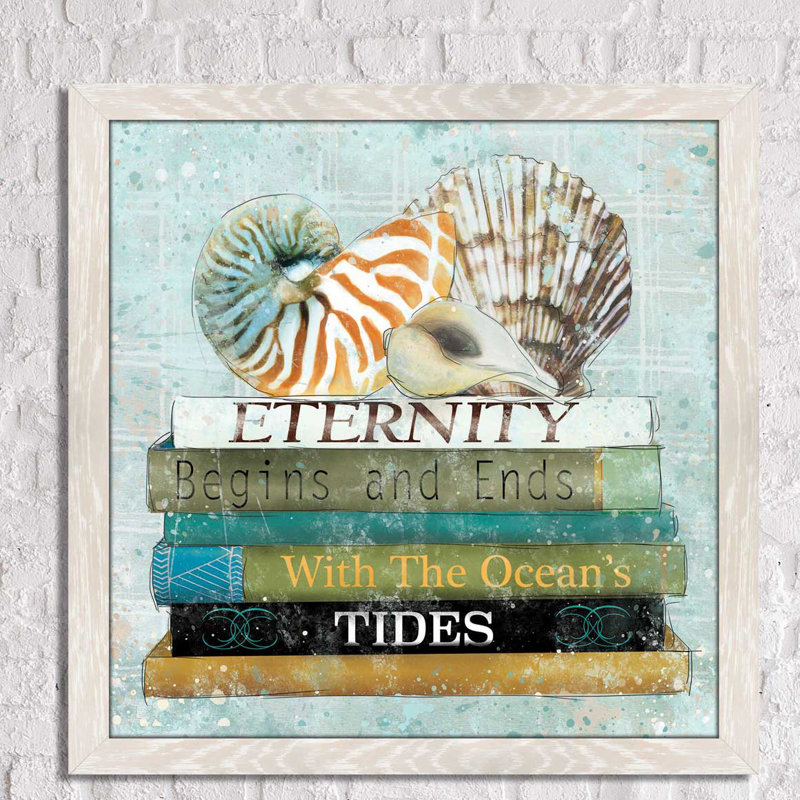 Nautical Tides par Carol Robinson - reproduction de cadre photo, H 33,5 po x l 33,5 po x P 0,75 po