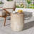 Outdoor Cicci Carved Side Table-172170841