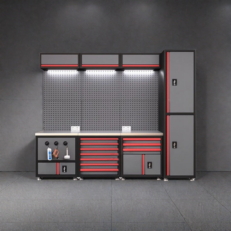 Armoire à outils en métal robuste pour l'industrie automobile