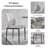 Cappelletti Round Steel Pedestal Dining Table Set-810087414-868054042