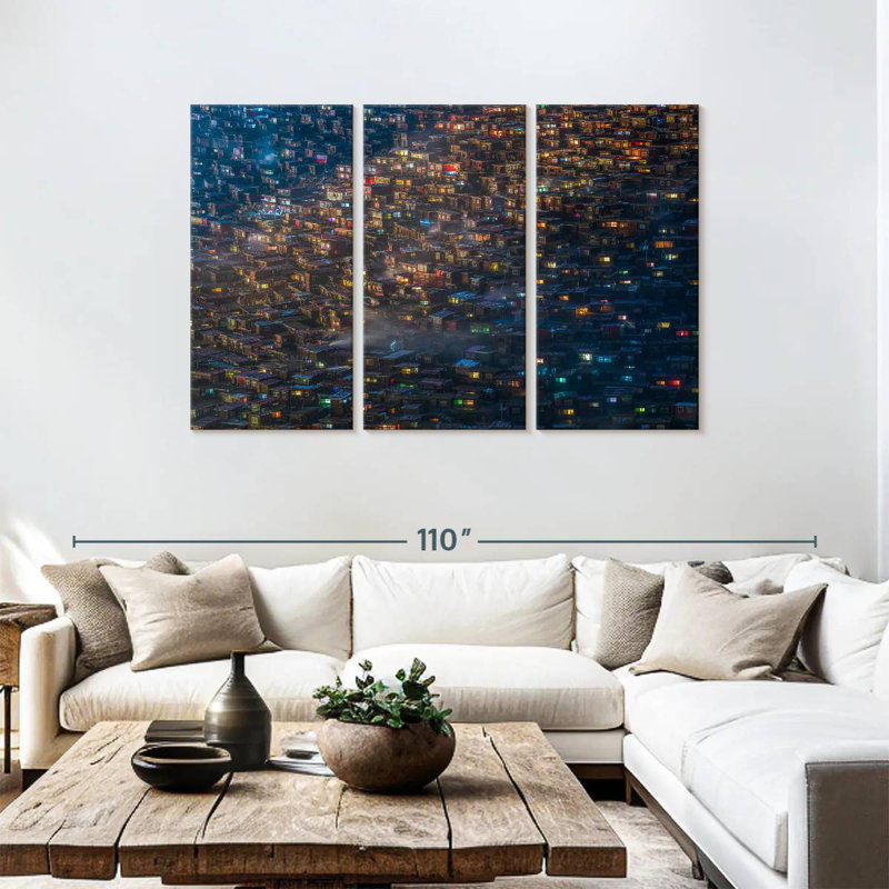 Night, 48" H x 74" W