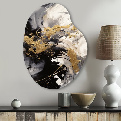 Elvis - Unique Shape Abstract Metal Art, Asymmetrical Metal Wall Sculpture Print
