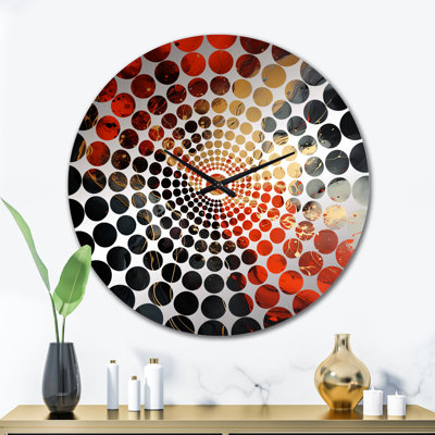 Zakkary - Horloge murale peinture abstraite