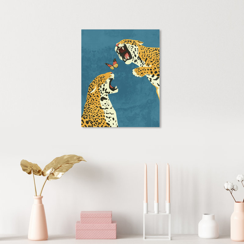 Wild Feline - Impression sur toile, Toile tendue, H 15 po x l 10 po x P 1,5 po