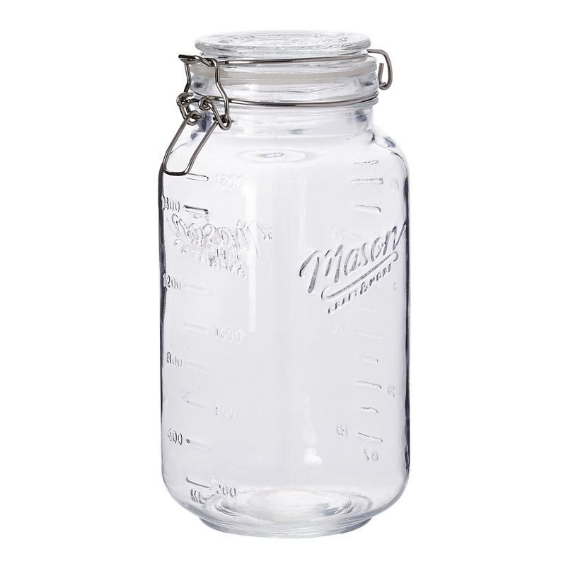 Vintage Storage Jars Glass Jar - Set of 2, 12" H x 10" W x 10" D
