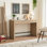 Bureau minimaliste en bois avec tiroir caché Boho
