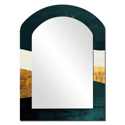Miroir mural Minimal Forest Solitude Horizon II - arche blanche