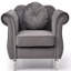 Chaise transitionnelle gris foncé