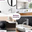 Conception de robinet de lavabo de salle de bain moderne - Robinet monocommande à un trou en nickel brossé haut-121706734