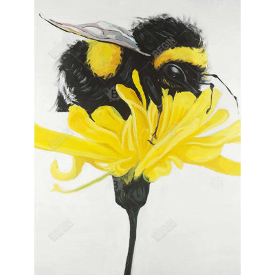 " Bumblebee On A Dandelion "