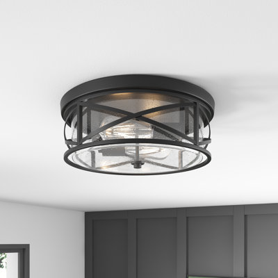 Parvin Glass Flush Mount