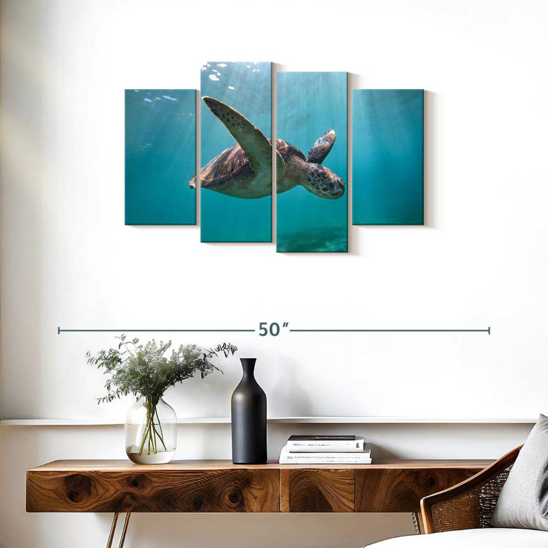 Tortue de mer Brampt Martinique, H 22 po x l 36 po