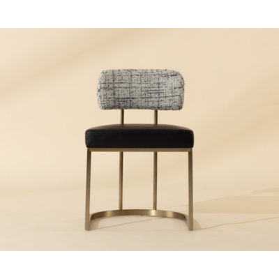 Larissa Dining Chair - Bravo Black / Halton Birch