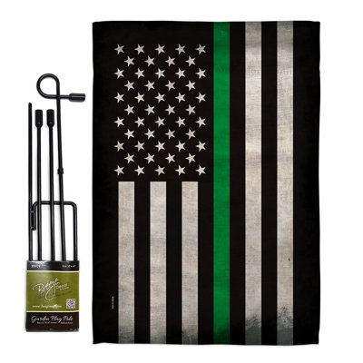 Ensemble de drapeaux 2 côtés 18,5 x 13
