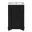 Ensemble de meuble-lavabo sur pied 20 po avec lavabo en céramique, ensemble de meuble-lavabo simple autoportant avec porte à fermeture douce, tablette réglable, style moderne, noir.