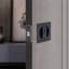 Serrure carrée d'intimité pour porte coulissante