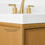 Meuble-lavabo double autoportant 84 po avec comptoir en quartz blanc et lavabo encastré blanc Momo-118697891-124322407